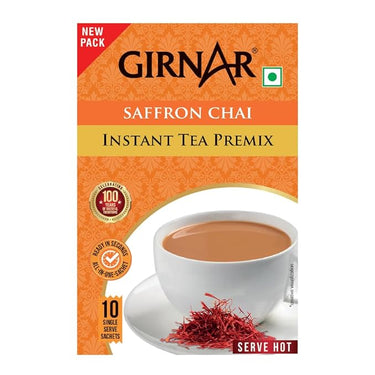 Girnar - Instant Premix Saffron Chai - 10 Sachets